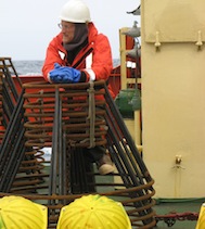 Randy with stacked anchors