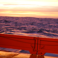 sunset over fantail